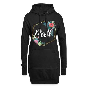 Indonesien Bali - Hoodie-Kleid - Schwarz - Vorne