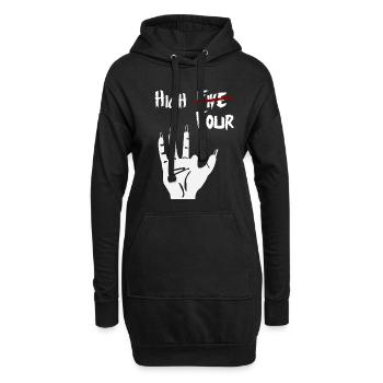 High Five Four - Zombie Hand Halloween Geschenk - Hoodie-Kleid - Schwarz - Vorne
