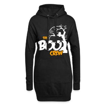 Die Buh Crew Halloween Freunde Süßigkeiten sammeln - Hoodie-Kleid - Schwarz - Vorne