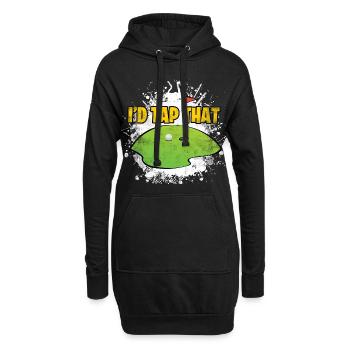 Golf Sports Golf Fun Golf Course Riche Sportif - Sweat-shirt à capuche long Femme - noir - Devant