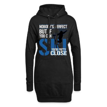 Saut à Ski Ski Ski Ski Sports d'hiver - Sweat-shirt à capuche long Femme - noir - Devant