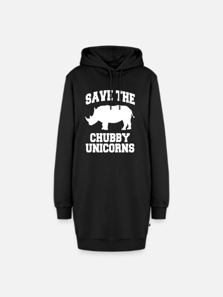 lustige Bilder - Hoodie-Kleid - Schwarz