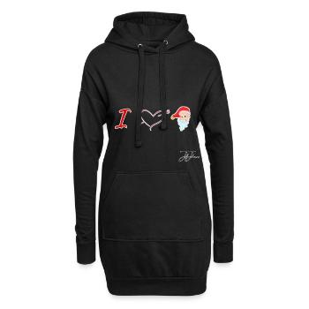 Christmas Christmas Christmas Christmas - Hoodie Dress - black - Front