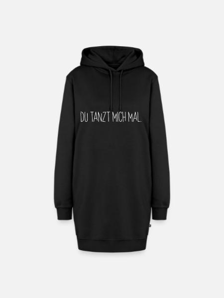 tanzen Tänzer Musik Tänzerin Tanz Geschenkidee - Hoodie-Kleid - Schwarz