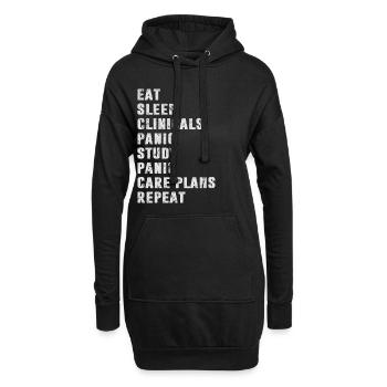 Médecine Étudiant étudiant - Sweat-shirt à capuche long Femme - noir - Devant