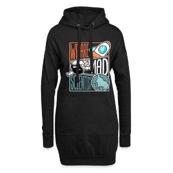 Nous sommes scientifique astronaute cadeau Rocket Science - Sweat-shirt à capuche long Femme - noir - Devant