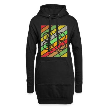 Vélo Mountainbiker Vélo Vélo - Sweat-shirt à capuche long Femme - noir - Devant