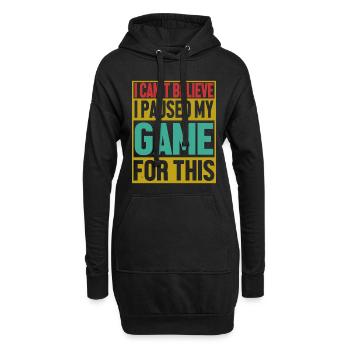 Gamer Gamer - Sweat-shirt à capuche long Femme - noir - Devant
