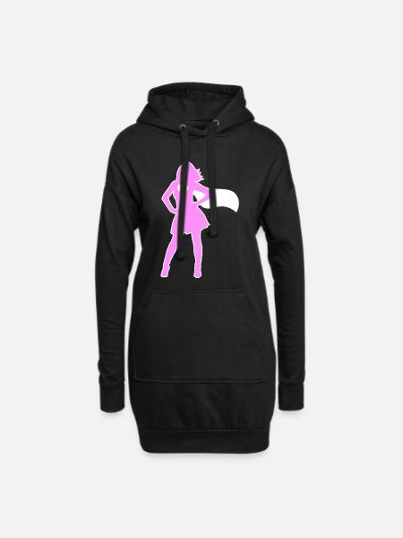 Muttertag - Hoodie-Kleid - Schwarz