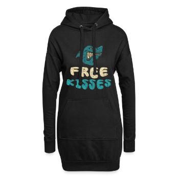 Underwater diving gift idea - Hoodie Dress - black - Front