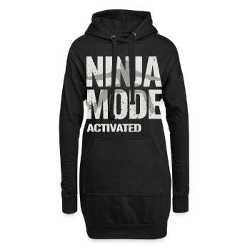 Ninja Warrior - Mode Ninja activé - Sweat-shirt à capuche long Femme - noir - Devant