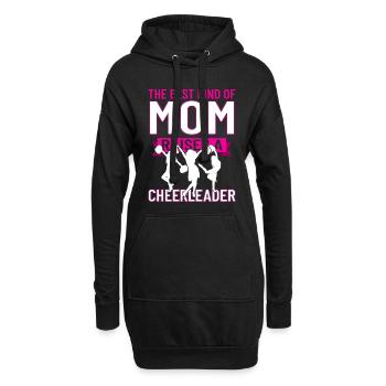 cheerleading - Sweat-shirt à capuche long Femme - noir - Devant