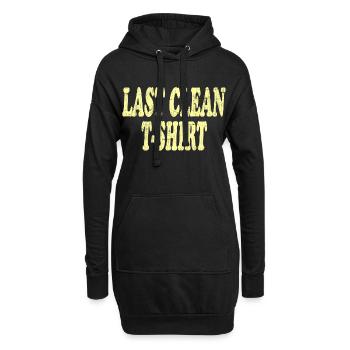 Envie de vous exprimer aime être propre? "Last - Sweat-shirt à capuche long Femme - noir - Devant