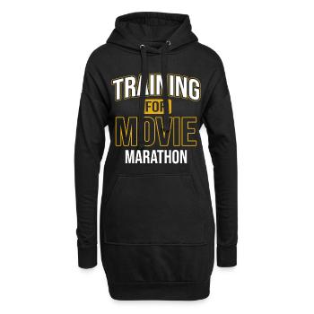 Film Filme Sucht Serien Kinofilm Kino Liebhaber - Hoodie-Kleid - Schwarz - Vorne