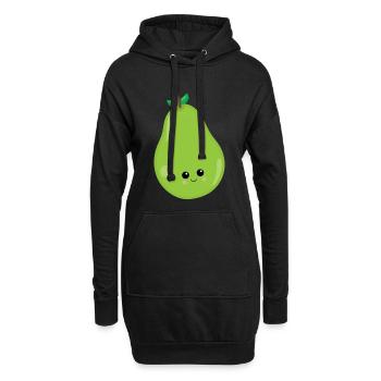 fruit - Sweat-shirt à capuche long Femme - noir - Devant