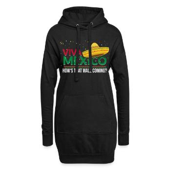Viva Mexico Mexican - Hoodie Dress - black - Front