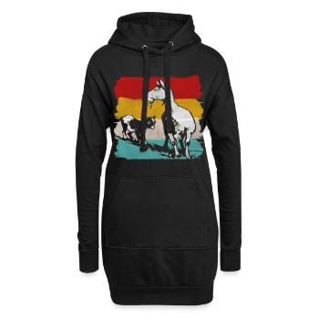 Ferme de chèvre ferme agriculteur agriculteur agriculture - Sweat-shirt à capuche long Femme - noir - Devant