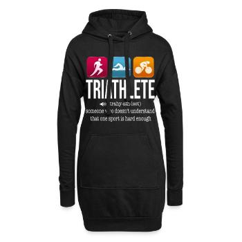 Triathlon Triathlon - Sweat-shirt à capuche long Femme - noir - Devant