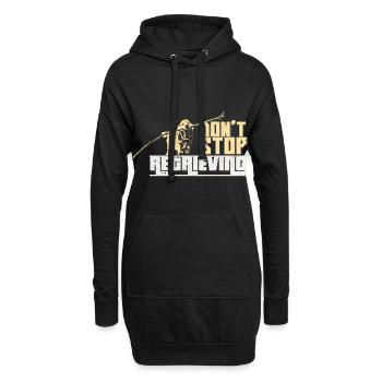 Dog pet - Hoodie Dress - black - Front