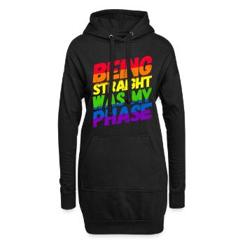Homosexualité LGBT CSD Gay Pride - Sweat-shirt à capuche long Femme - noir - Devant