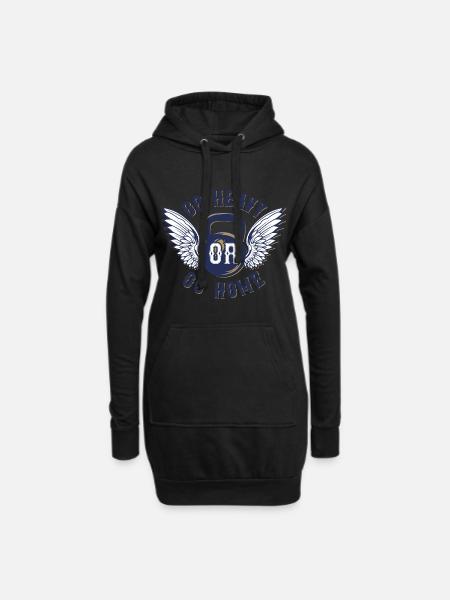 Cool sayings - Hoodie Dress - black