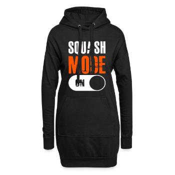 Squash - Hoodie-Kleid - Schwarz - Vorne