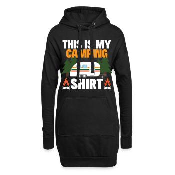 Camping T Shirt für Camper | Geschenk Bodensee - Hoodie-Kleid - Schwarz - Vorne