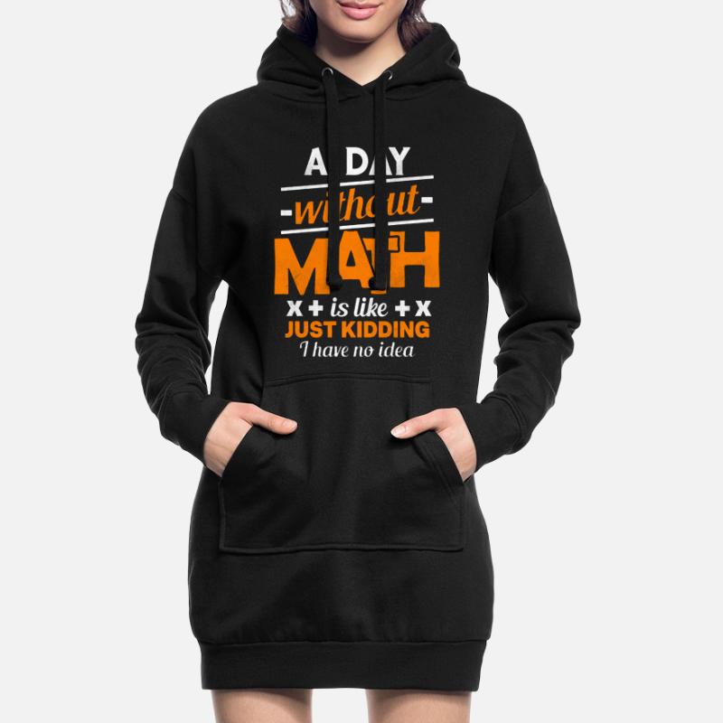 Math Math Math Teacher Teacher Sweat-shirt à capuche long Femme
