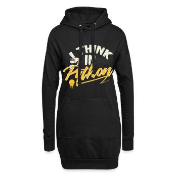 Python Programmierer - Hoodie-Kleid - Schwarz - Vorne