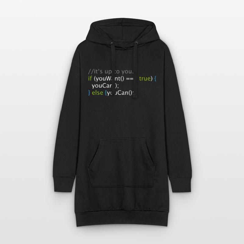 Computer Science Nerd Geek Programmer Code Hoodie Dress