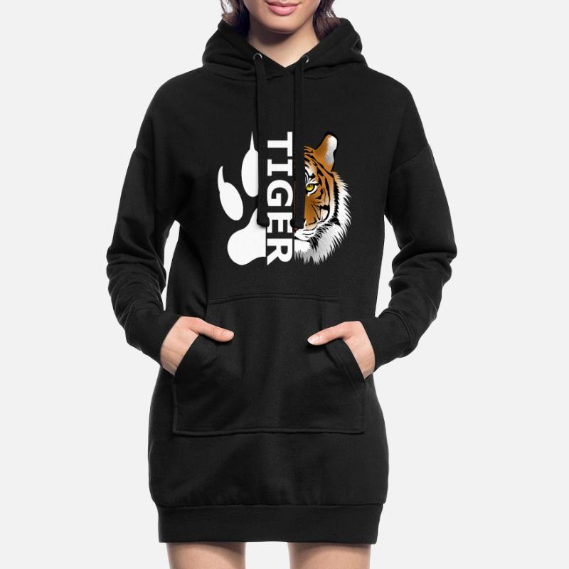 Tiger Hoodie-Kleid