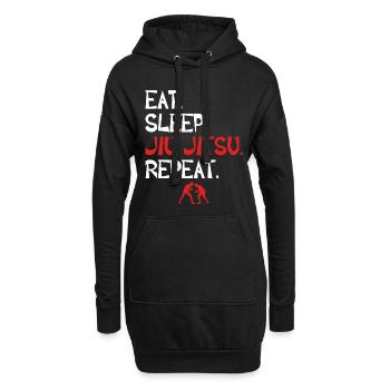 Jiu Jitsu Brésilien BJJ - Sweat-shirt à capuche long Femme - noir - Devant