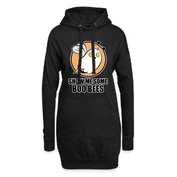Boo Bees - Halloween Montrez-moi des abeilles Boo - Sweat-shirt à capuche long Femme - noir - Devant