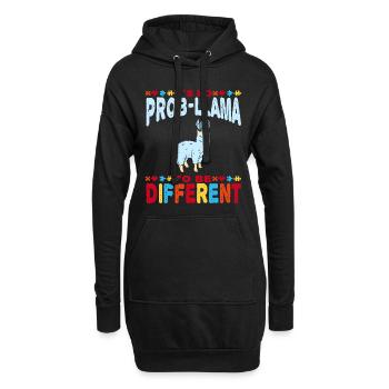 Teeshirt de sensibilisation à l'autisme "Ce n'est - Sweat-shirt à capuche long Femme - noir - Devant
