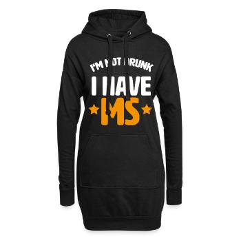 Multiple sclerosis awareness - Hoodie Dress - black - Front