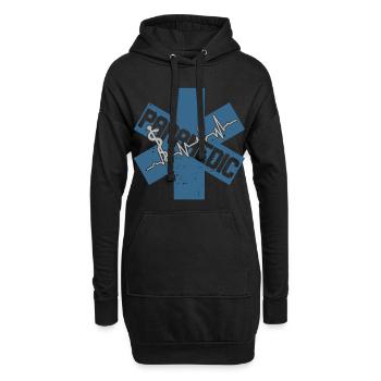 Ambulanciers ambulanciers Services de secours - Sweat-shirt à capuche long Femme - noir - Devant