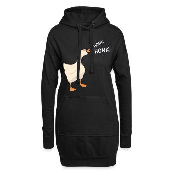 Honk Honk Goose - Hoodie-Kleid - Schwarz - Vorne