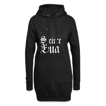 steiermark - Hoodie-Kleid - Schwarz - Vorne