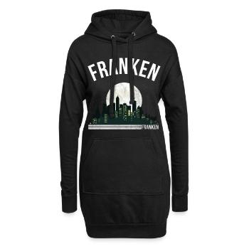 Franken - Hoodie-Kleid - Schwarz - Vorne