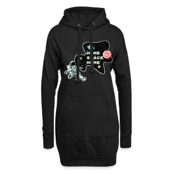 Accueil Espace Accueil <3 - Sweat-shirt à capuche long Femme - noir - Devant