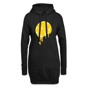 Citron été 2020 - Sweat-shirt à capuche long Femme - noir - Devant
