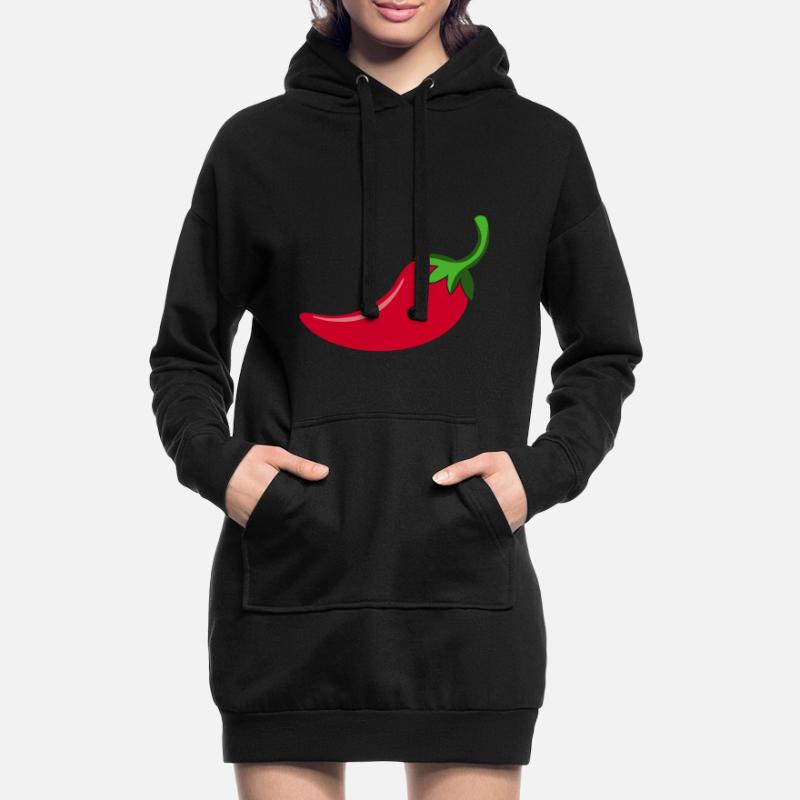 Spicy Chilly Hoodie Dress