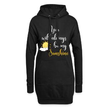Sweet Sunshine Shirt - Sun. - Hoodie Dress - black - Front