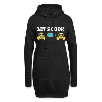 LET'S COOK SERIES GANGSTER - Hoodie-Kleid - Schwarz - Vorne