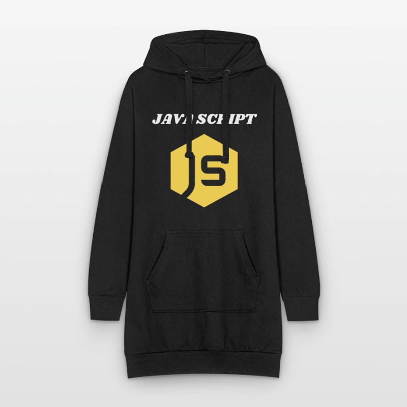 JavaScript Programmeur Sweat-shirt à capuche long Femme