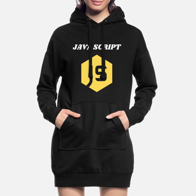JavaScript Programmeur Sweat-shirt à capuche long Femme