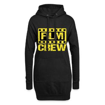 Film Crew Produktion Team für Filmemacher - Hoodie-Kleid - Schwarz - Vorne