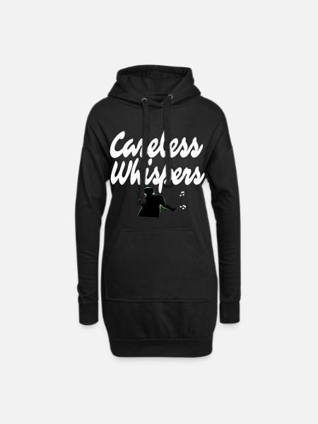 careless whisper George T-Shirt Gift idea - Hoodie Dress - black