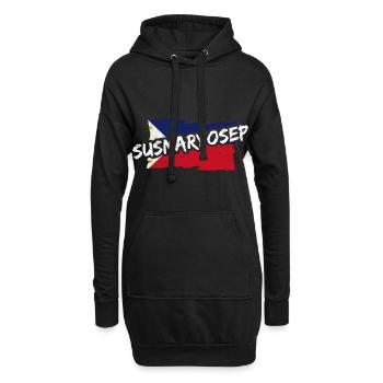 Philippinen Pinoy Geschenk - Hoodie-Kleid - Schwarz - Vorne