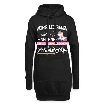 Altenpflegerin Pfleger Beruf Spruch Altenpflege - Hoodie-Kleid - Schwarz - Vorne